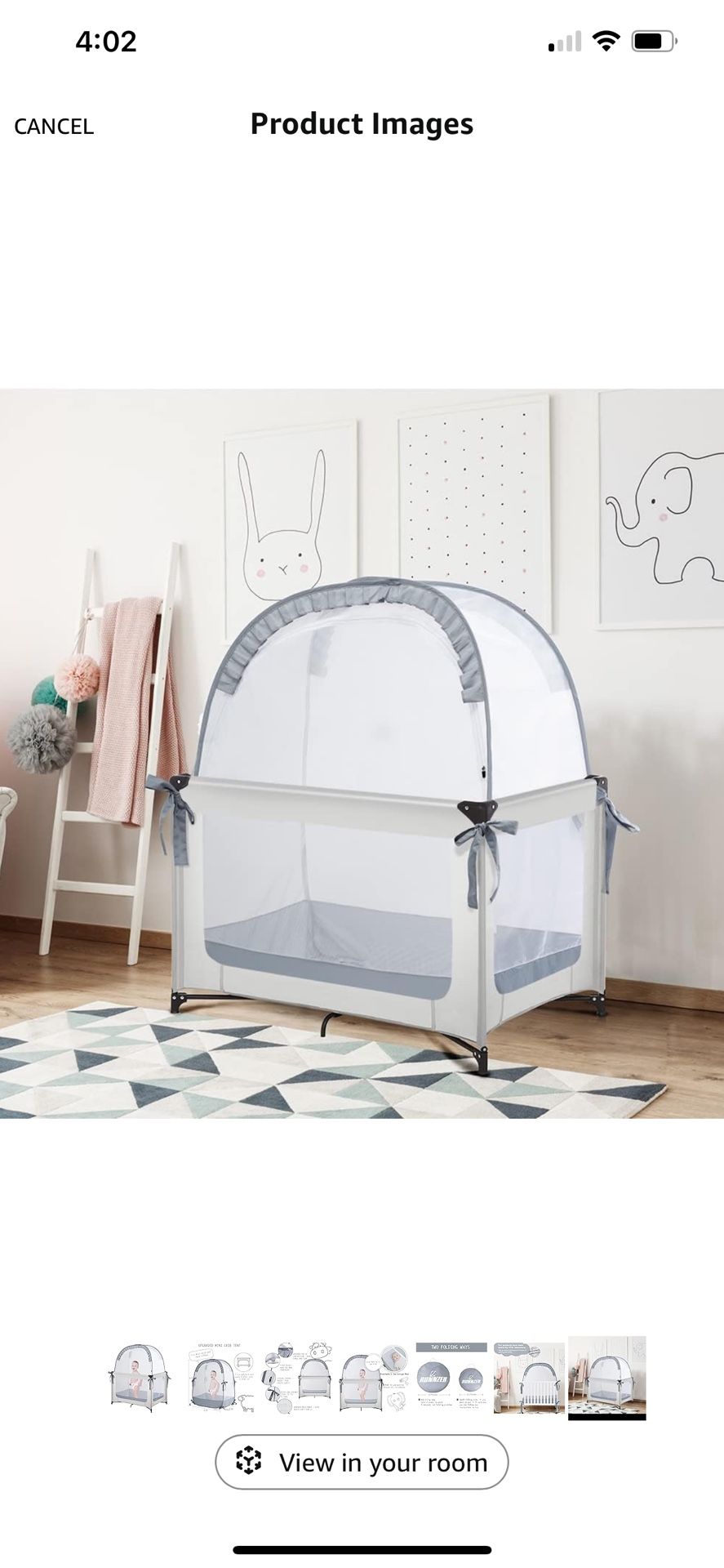 Runnzer Pack N Play Tent - New