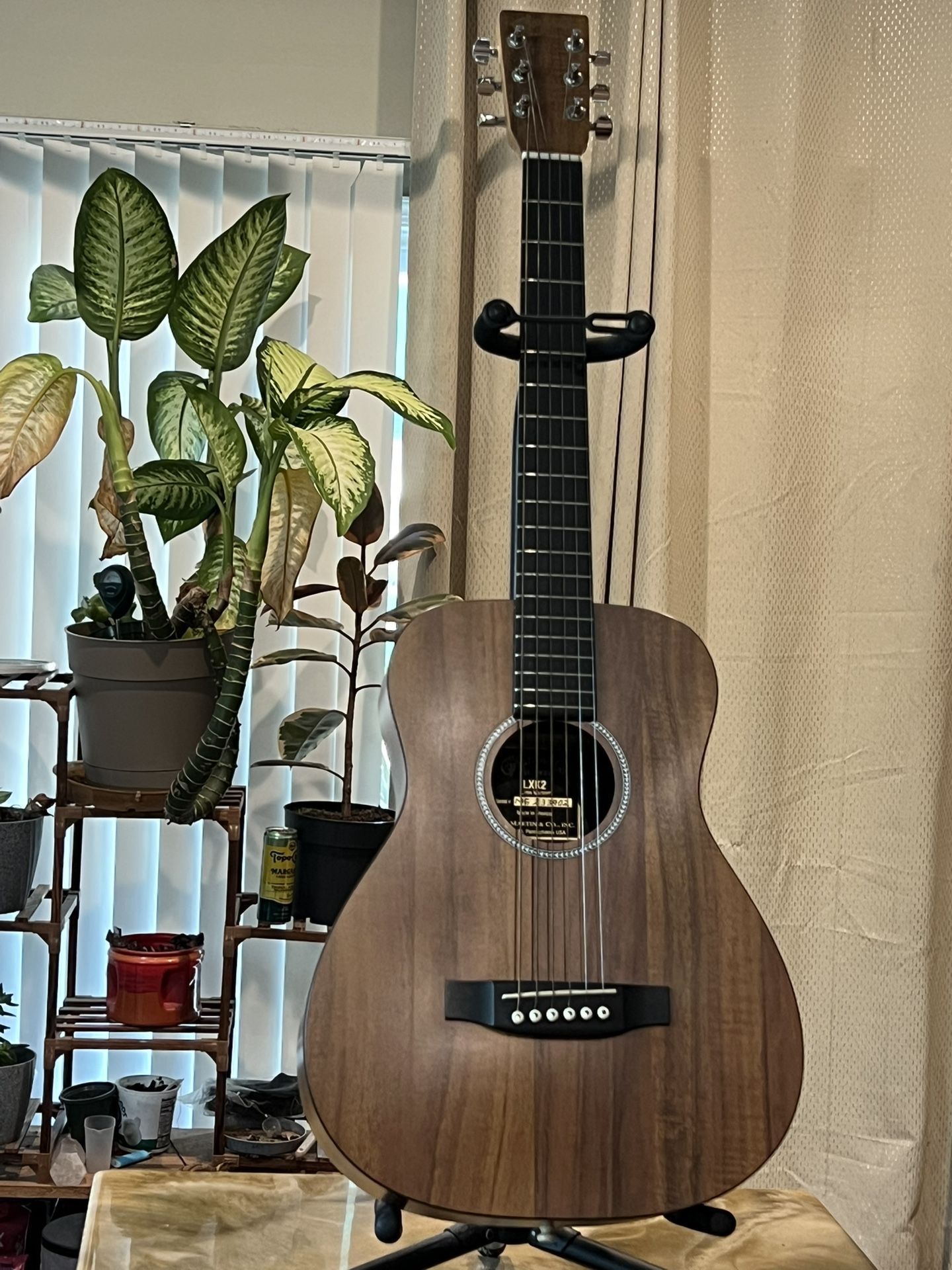 Small Acoustic Guitar Little Martin LXK2 Koa Wood Like New Condition