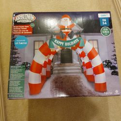 Candy Cane Tunnel With Music Christmas Inflation 