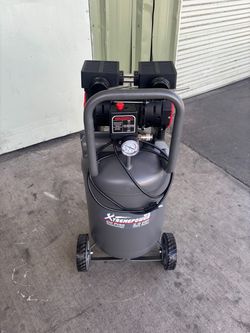 XtremepowerUS 2 HP Air Compressor, 13 Gallons, Ultra Quiet, 1450 W, 4.9 CFM at 90 PSI, Oil-Free Air Compressor, Low Noise Level of 65 dB, Maximum Pres
