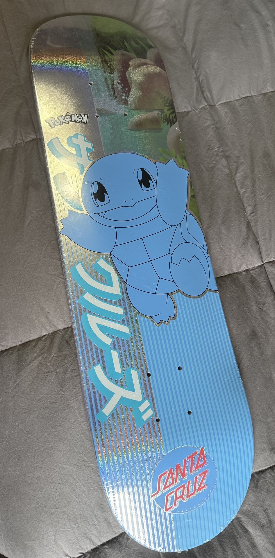 Pokemon X Santa Cruz Skateboard Squirtle Deck