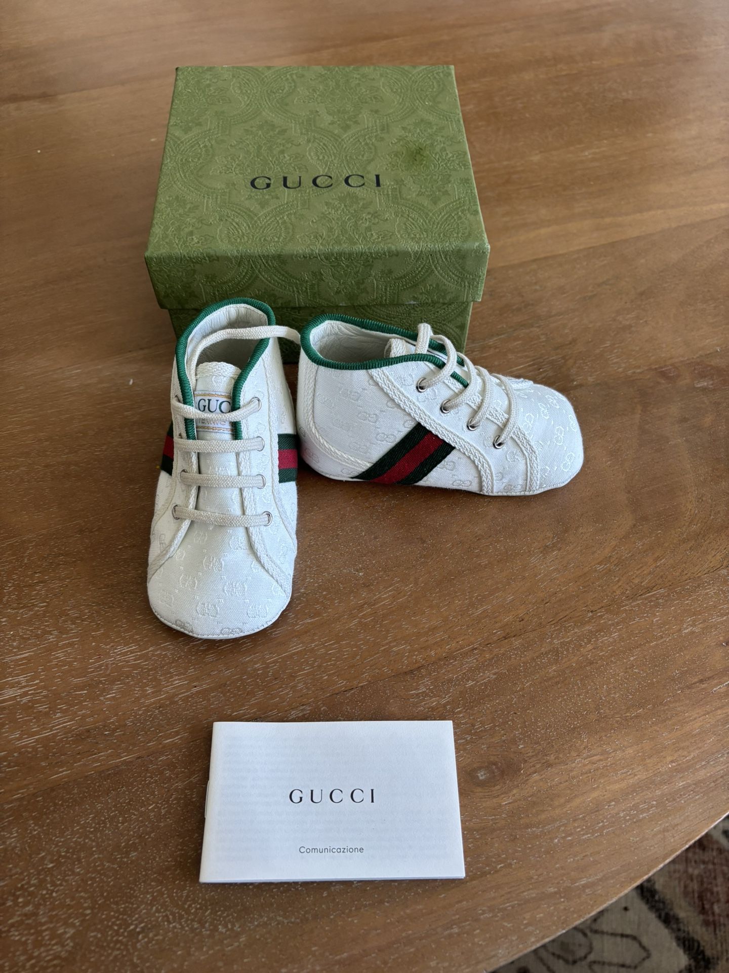 Gucci Baby Shoes.  