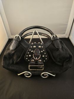 Guess Black Monogram Handbag