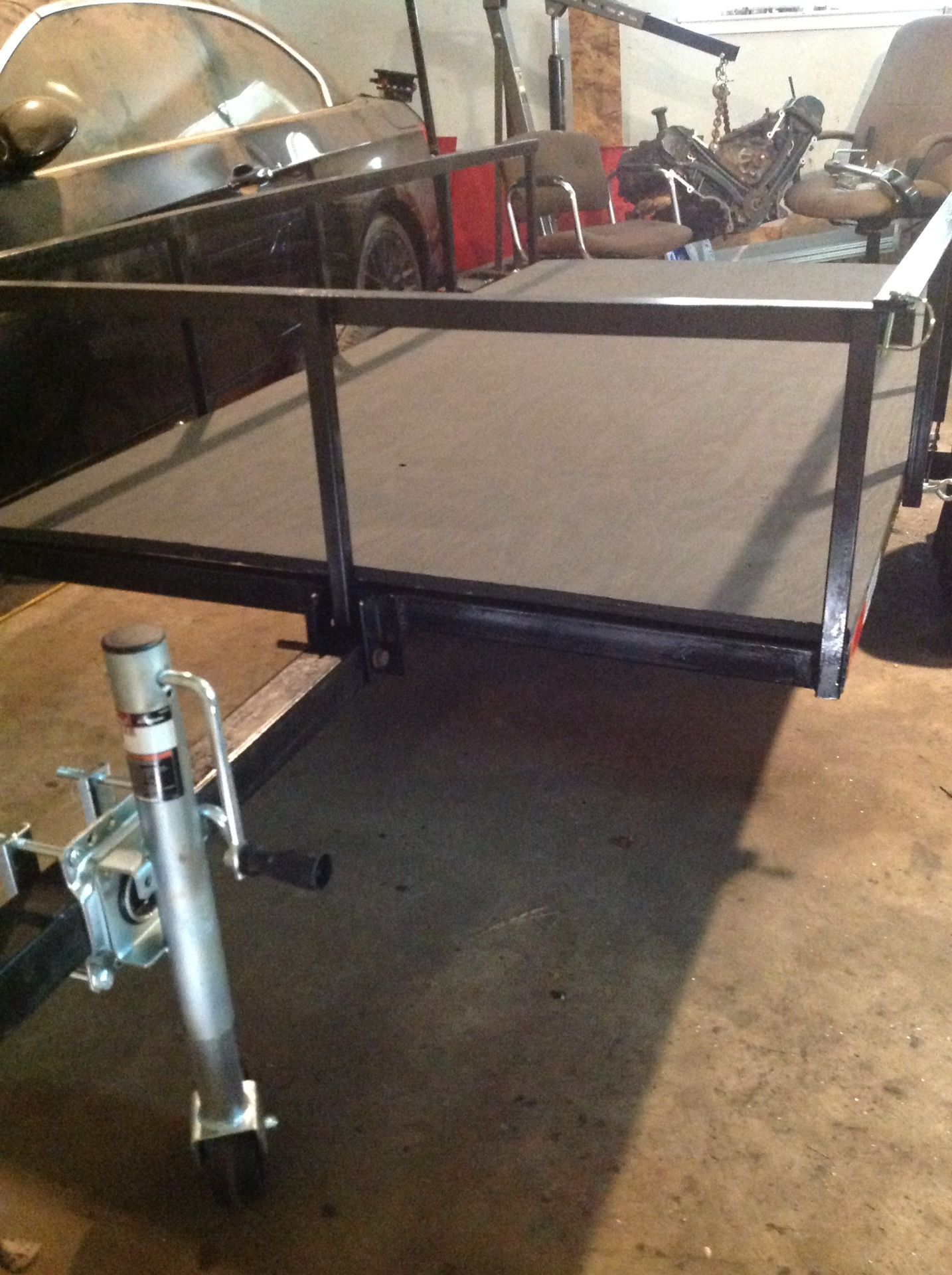 4x8 tilting utility trailer, like new