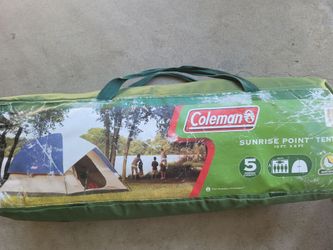 LARGE COLEMAN TENT 8' X 10' x 70"H EXCELLENT CONDITION