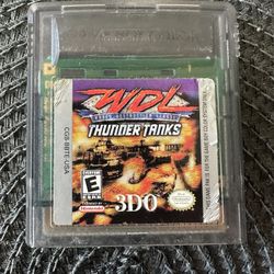 World Destruction League: Thunder Tanks (Nintendo Game Boy Color 2000) Authentic
