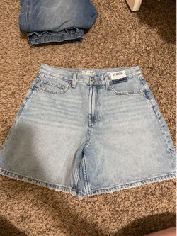 Denim shorts