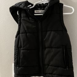Toddler Black Vest Size 4t