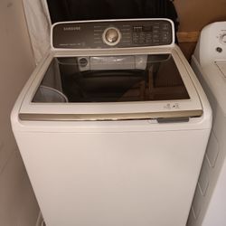 White Samsung Washer 