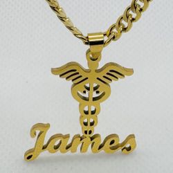 Necklace personalized for Medical field professional (HHA/ CNA/ LPN/ RN/ Doctor. #necklace #Jewel.