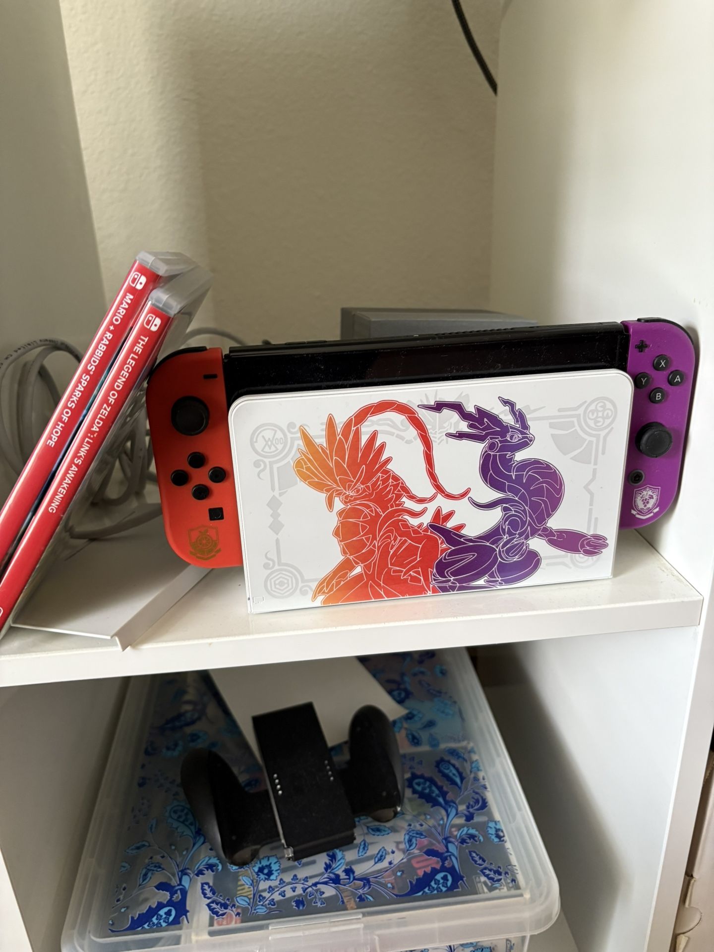 Switch Oled Scarlett And Violet Edition Bundle