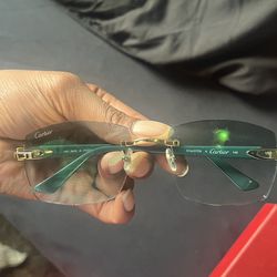 Cartier Glasses CTO 2870 Green Mint Condition
