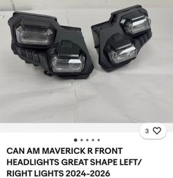 Can am maverick r head lights
