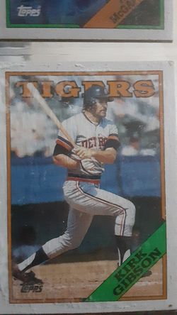Kirk Gibson card 605 excellent condition