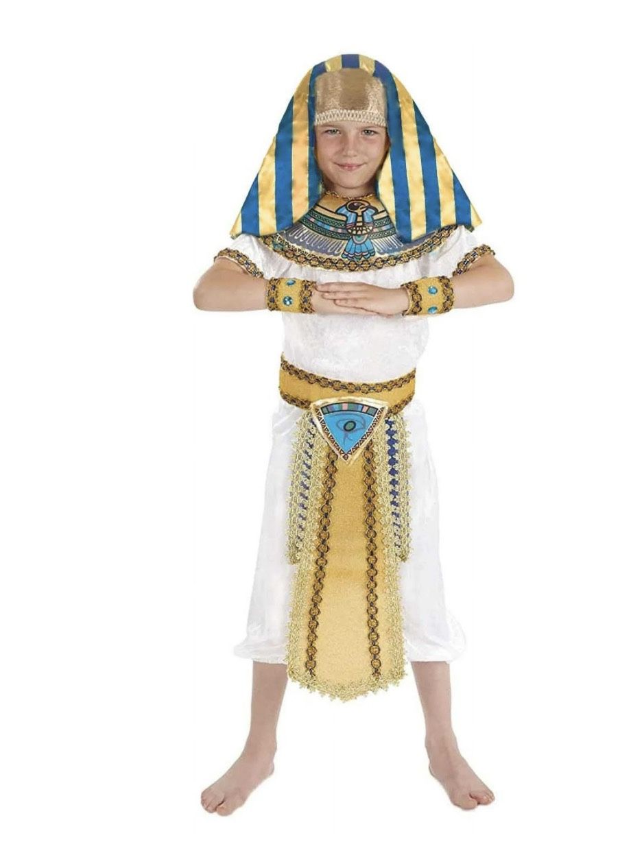 Halloween Costume Egyptian Boy Size L 10-12