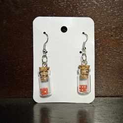 Dice Earrings - Handmade 