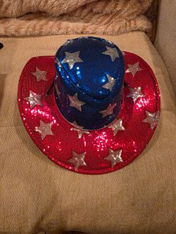 Holiday Patriotic Cowboy Hat