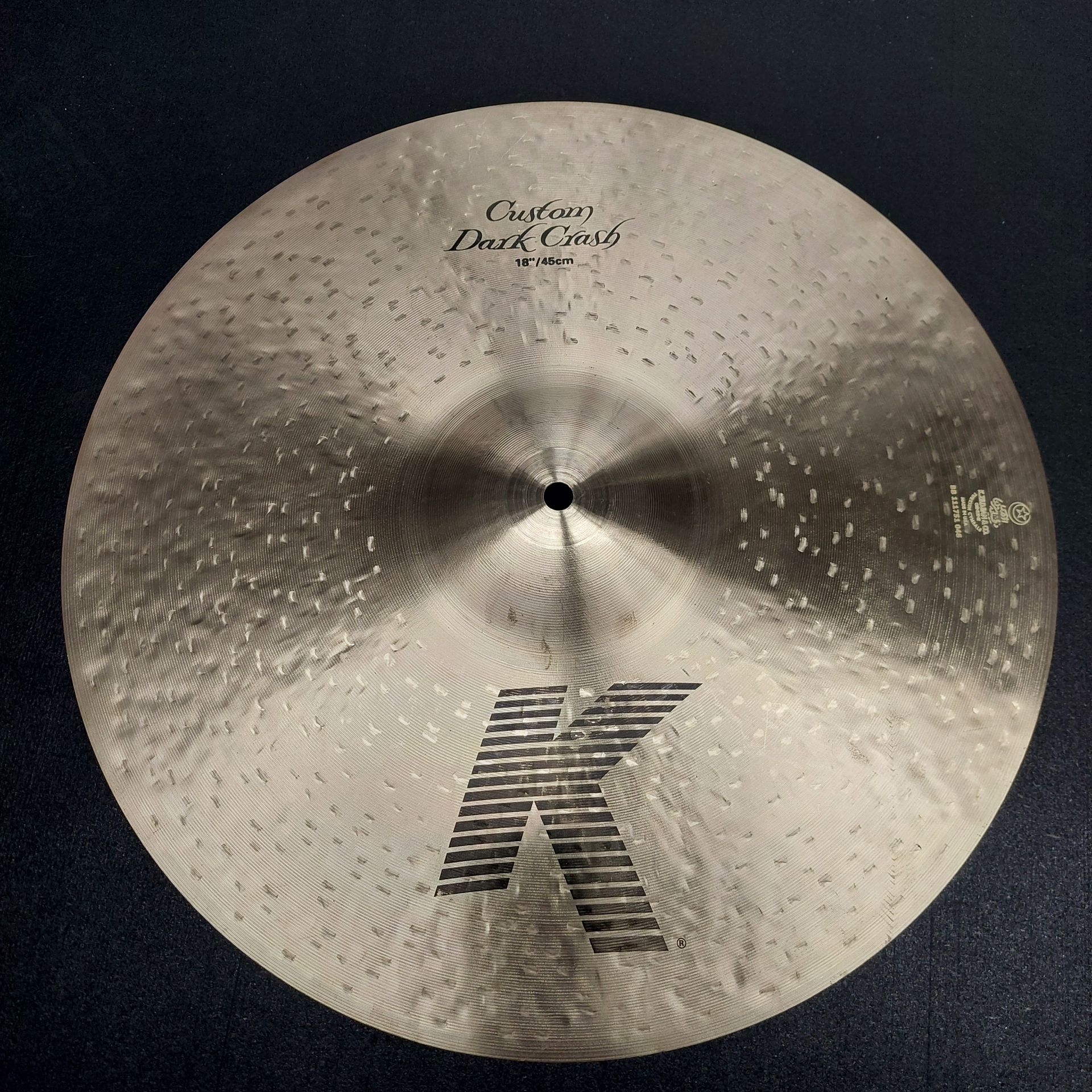 Zildjian 18" K Custom Dark Crash Cymbal **Located In Upland**