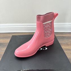 NEW Coach Rubber Boots