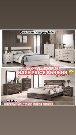 4pcs Queen Bedroom Set