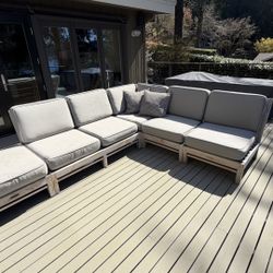 Outdoor Sectional Teak Base