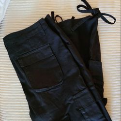 Women's Black Cargo Pants 