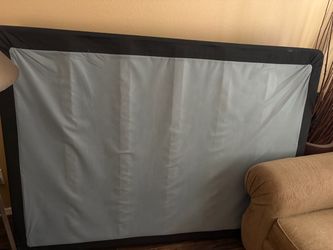 Full Sized -slim box spring 4 inch low profile  - like new condition