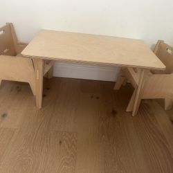 Adjustable Montessori Weaning Table and Chair Set