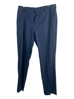 Men's Blue Flat Front Dress Pants size 32x 32L