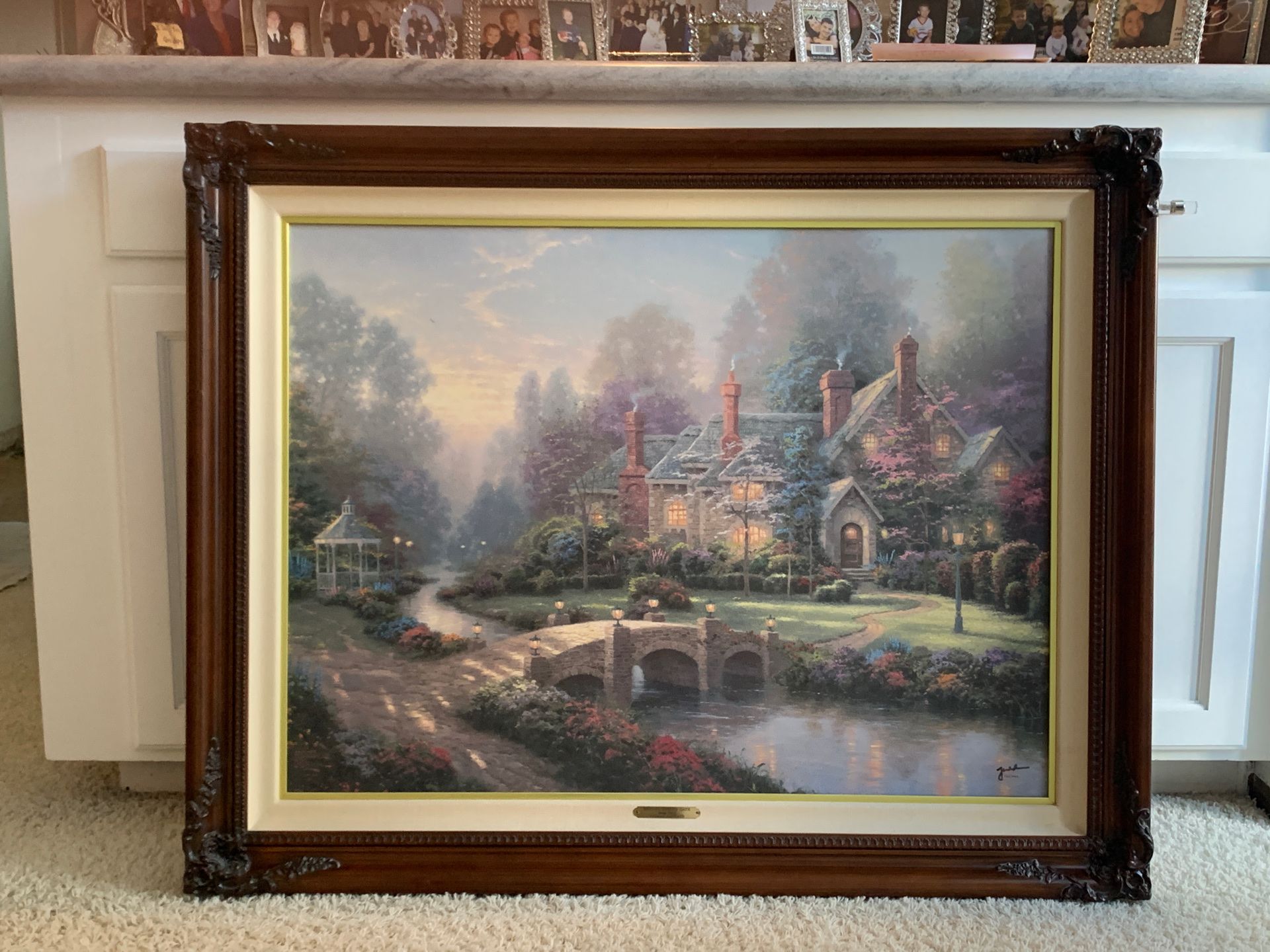 Thomas Kinkade Painting: Beyond Spring Gate ( Lithograph)