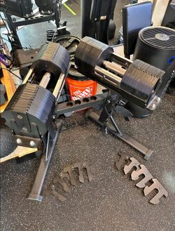 Pepin fast series adjustable dumbbells set 120lb