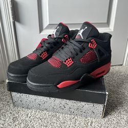 JORDAN RED THUNDER 4s Size 12