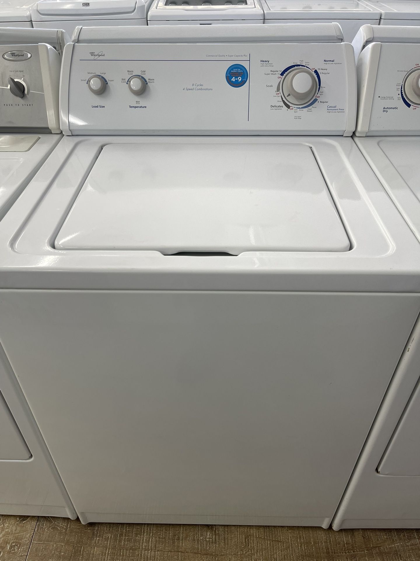 Whirlpool Commercial Quality Super Capacity Plus Washer In Excellent Condition
