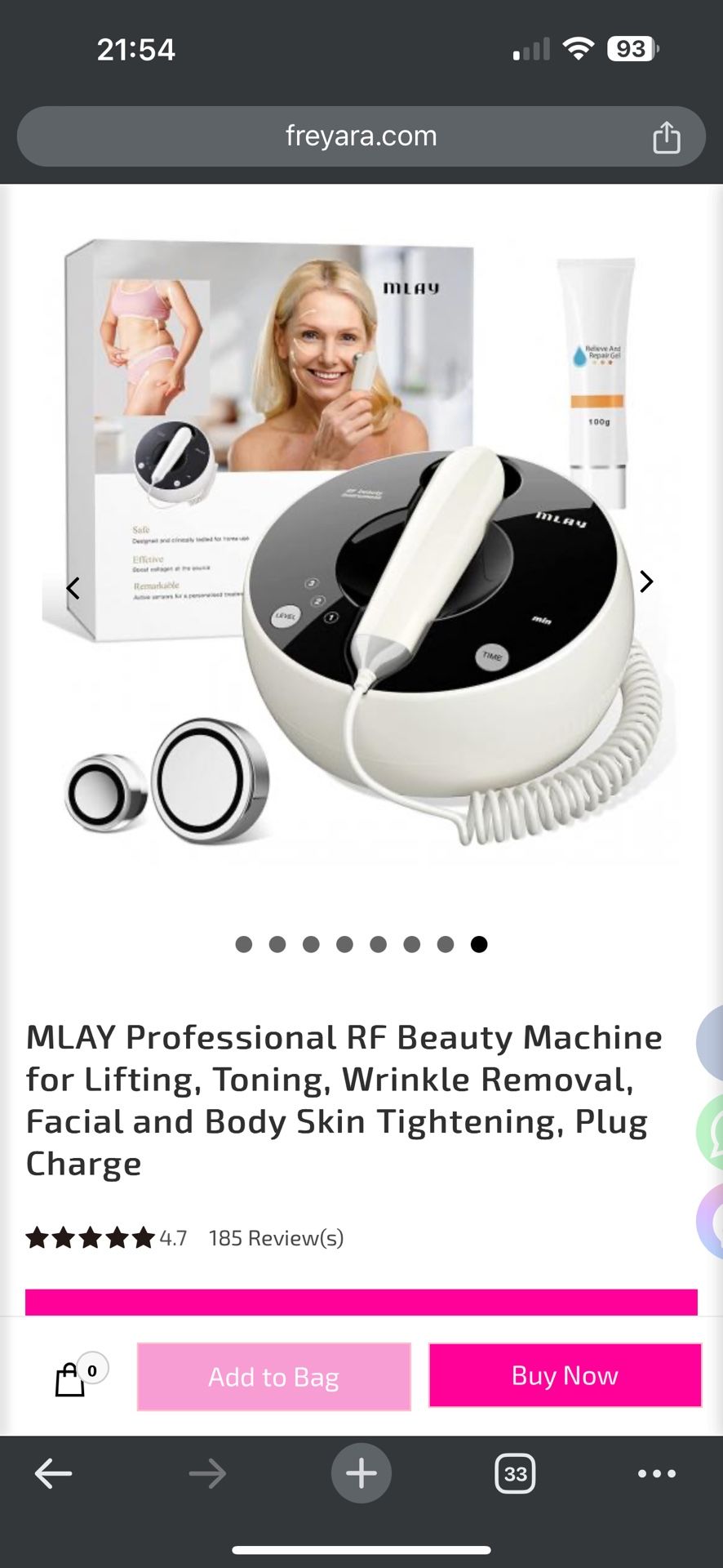 MLAY Professional RF Beauty Machine for Lifting,
