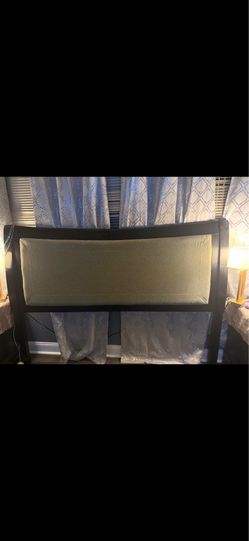 Free king size headboard, and bedframe