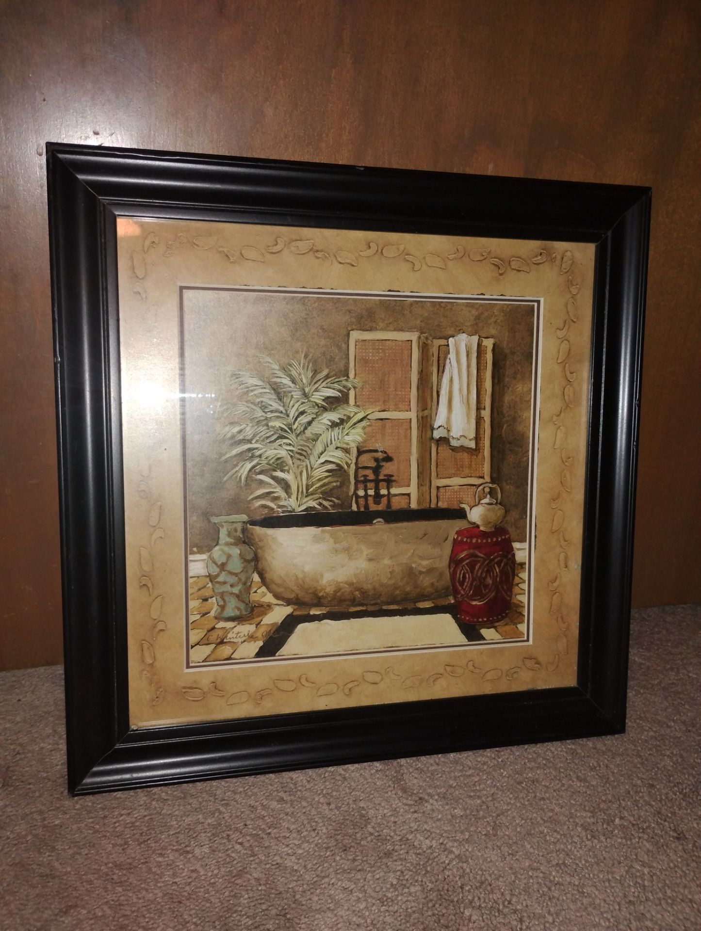 Framed Art Picture! 14 1/2" x 14 1/2"