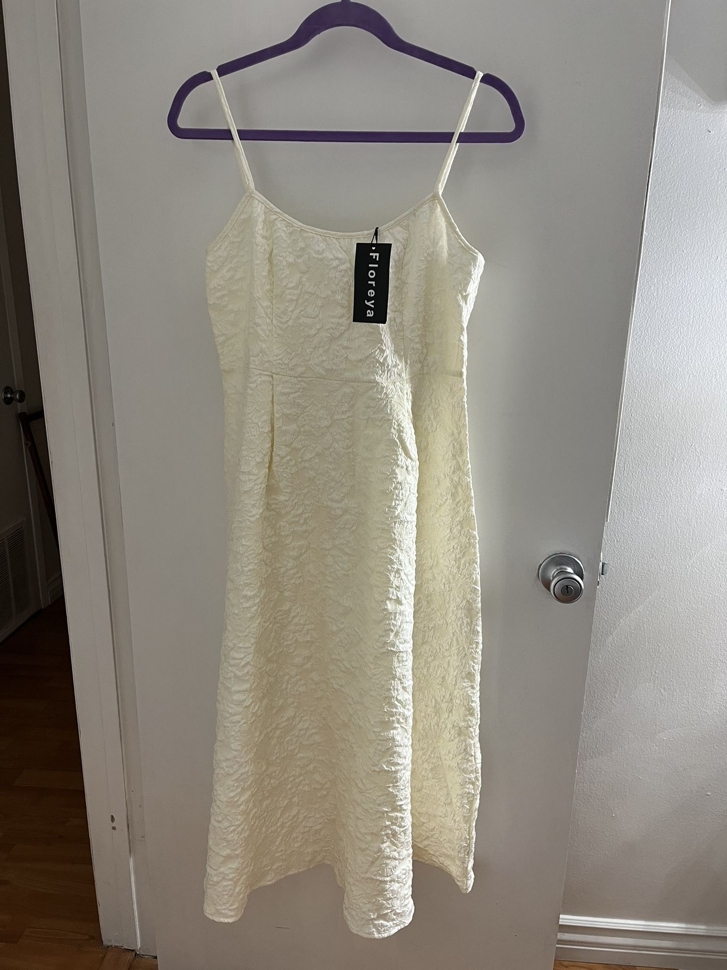 Brand New, Tags Attached. White Dress - Adult Size Large