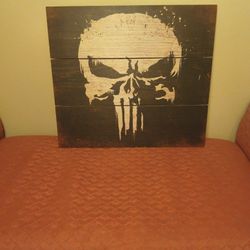 The Punisher Plank Wall Art