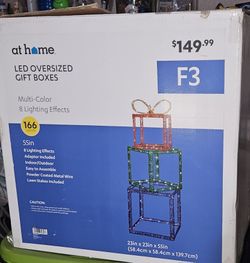LED Large Oversized Gift Boxs New In Box