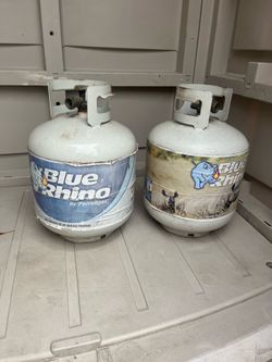 Empty propane tanks