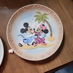 Mickey and Minnie at the Dance Collector Plate

