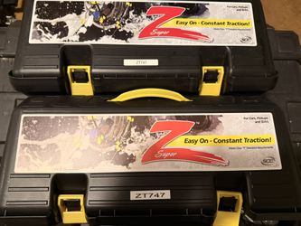 Brand New Peerless Super Z ZT747 Tire Chains - 2 Sets