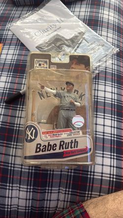 RARE BABE RUTH MCFARLANE FIGURE COOPERSTOWN 7 SERIES NEW YORK YANKEES