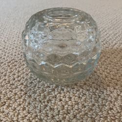 Glass Candle Holder 