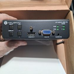 Atlona AT-HDVS-200-TX 3x1 HDBaseT Switcher for HDMI and VGA Inputs with Automatic Display Control AT-HDVS-200-TX