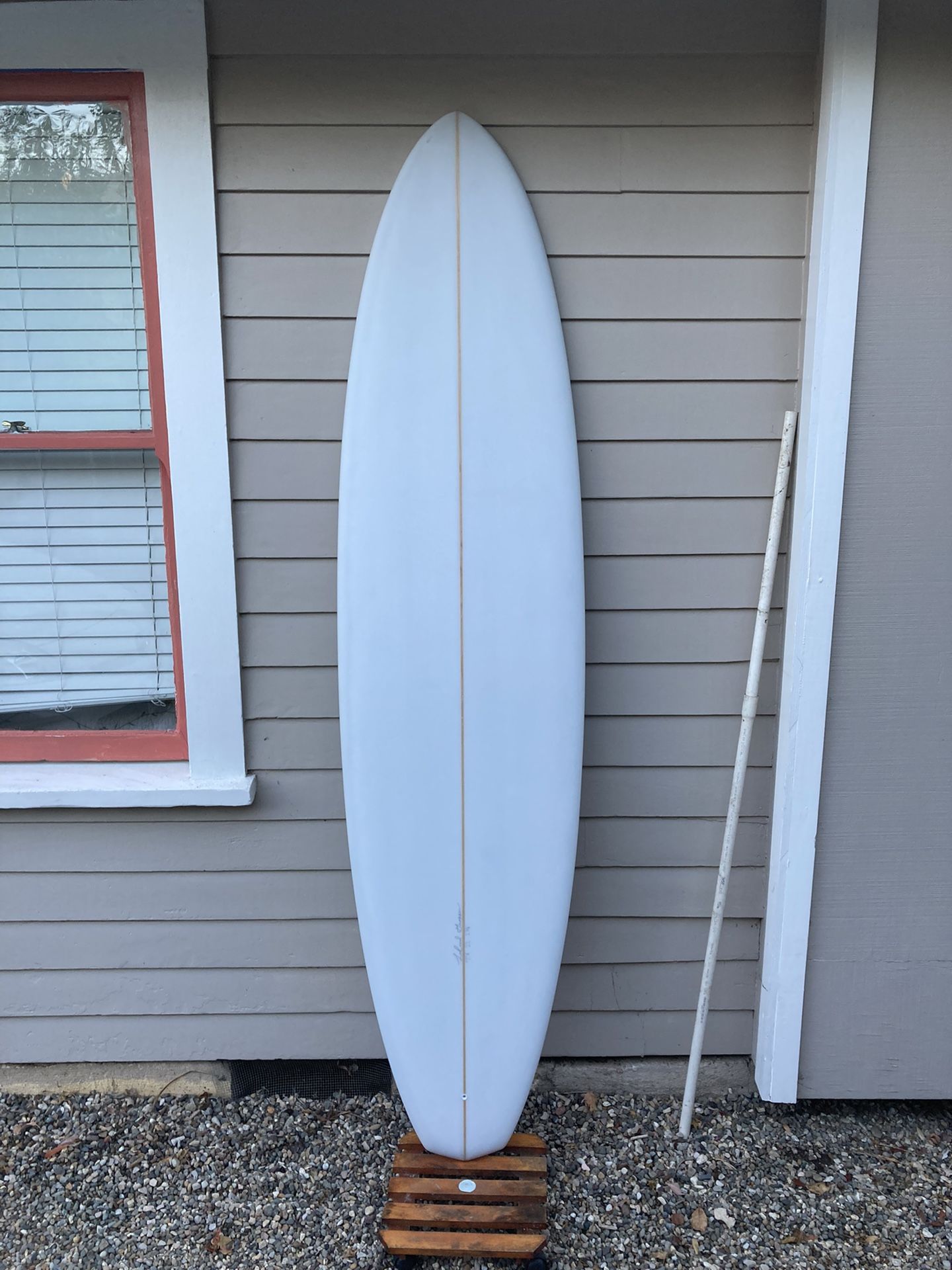 New 7’6 Diamond Tail Mid Length Surfboard