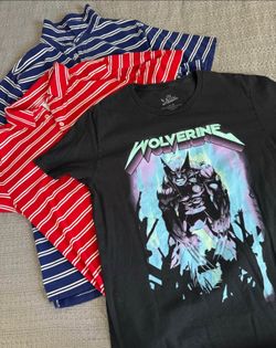 Target Men’s Shirt & Polo Bundle Set Blue, Red & Black Large
