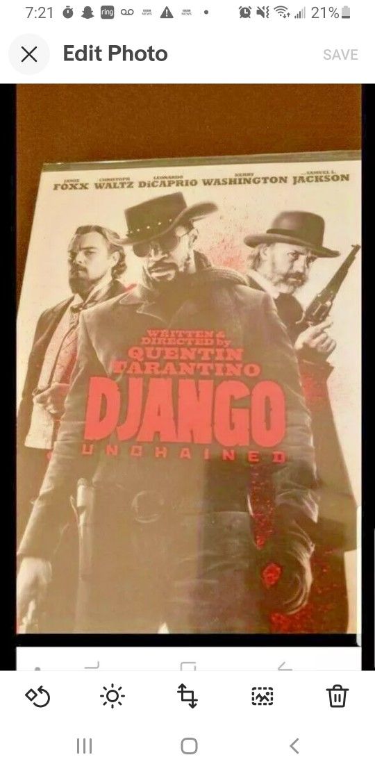 Quentin tarantino Django Unchained dvd new sealed Jamie Foxx Decaprio Waltz usa