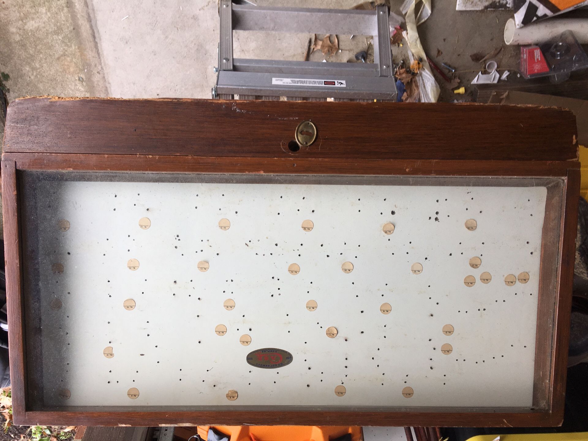 Case knives store display case