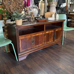 Sold Wood Tv Console